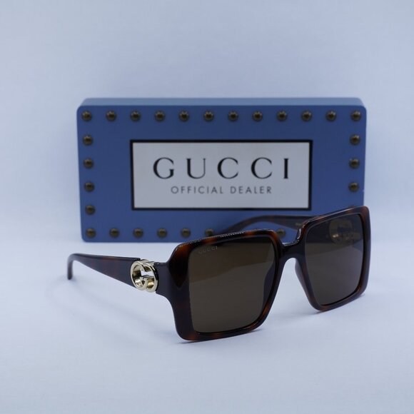 Final Price! Gucci GG1692S 002 Havana Sunglasses - Picture 9 of 12